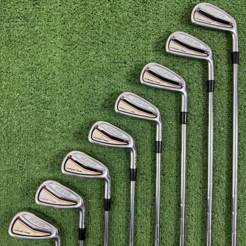 Cobra King Forged Tour Iron Set 4-PW GW KBS Tour FLT 120g Stiff Flex RH