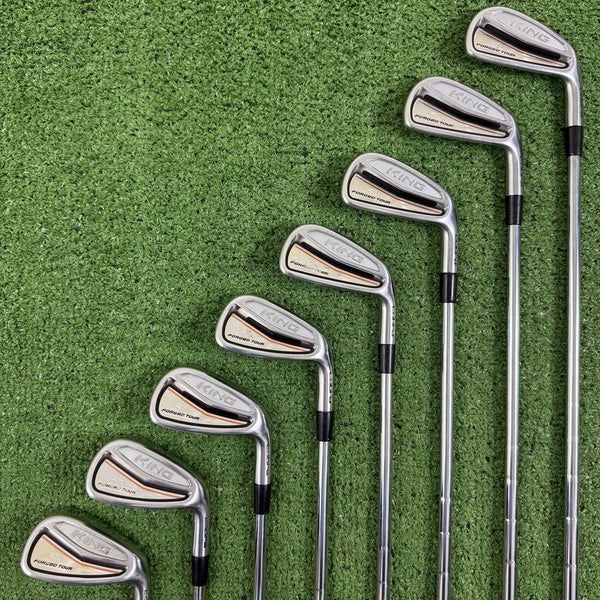 Cobra King Forged Tour Iron Set 4-PW GW KBS Tour FLT 120g Stiff Flex RH
