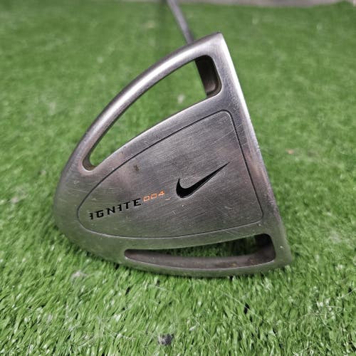 Nike Ignite 004 Silver Mallet Putter Center Shafted Left Handed LH 34"