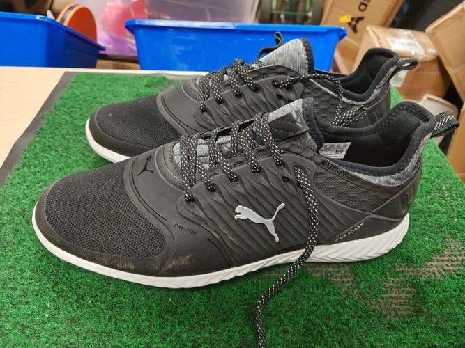 PUMA Golf Ignite PwrAdapt Caged Size 11 Black/Silver/Black 192413-02