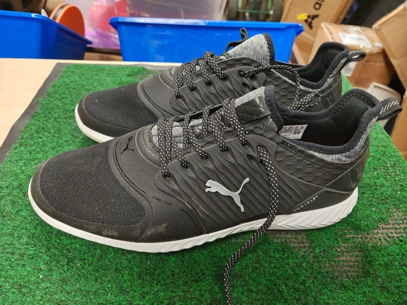 PUMA Golf Ignite PwrAdapt Caged Size 11 Black/Silver/Black 192413-02