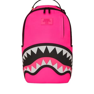 Sprayground Shark Central Pulse Unisex Pink Pocket Travel Laptop Backpack DSB82