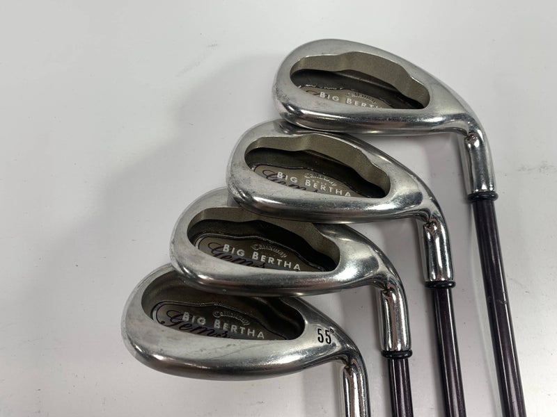 Callaway Big Bertha 2004 Iron Set 8-PW+SW Big Bertha Gems 65i 65g Ladies RH