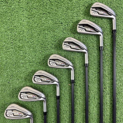 Callaway XR Iron Set 5-PW AW Project X 4.5 Senior A Flex Right Handed -1 Short