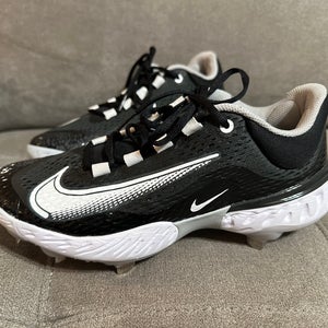 New Metal Nike Alpha Huarache Elite 4 Sz 8