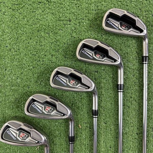 Wilson Staff D350 6-PW Iron Set Factory FST SL80 Steel Regular Flex RH