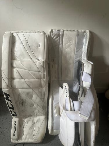 33" +1 CCM Eflex 5 Goalie Leg Pads