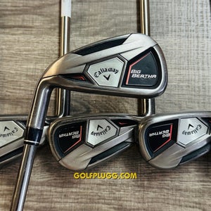 LH 5-SW- Callaway Big Bertha 2015 Iron Set / Recoil Graphite, Regular Flex (41)