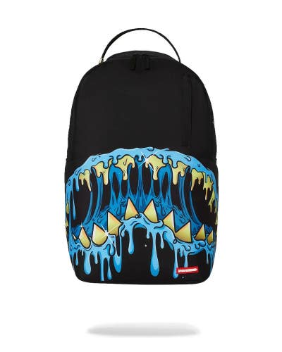Sprayground Meltin' Megalodon Mouth DLXR Backpack Unisex Black Graphic FLBP003