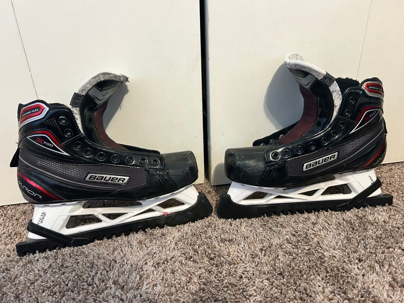 Bauer Vapor X700 Hockey Goalie Skates 9 (Used)