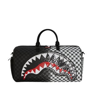 Sprayground Mix And Match Scribble Duffle Bag Unisex Black Graphic Print FLBP001