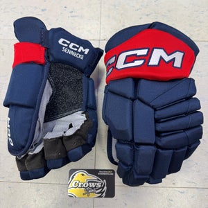 BECKETT SENNECKE Pro Stock Game Used CCM HGJSHL Gloves 14"