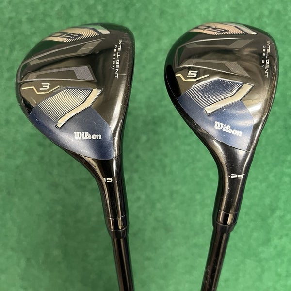 Wilson Staff D9 3 & 5 Hybrid Set Right Handed Stiff Flex Tensei Graphite Shafts