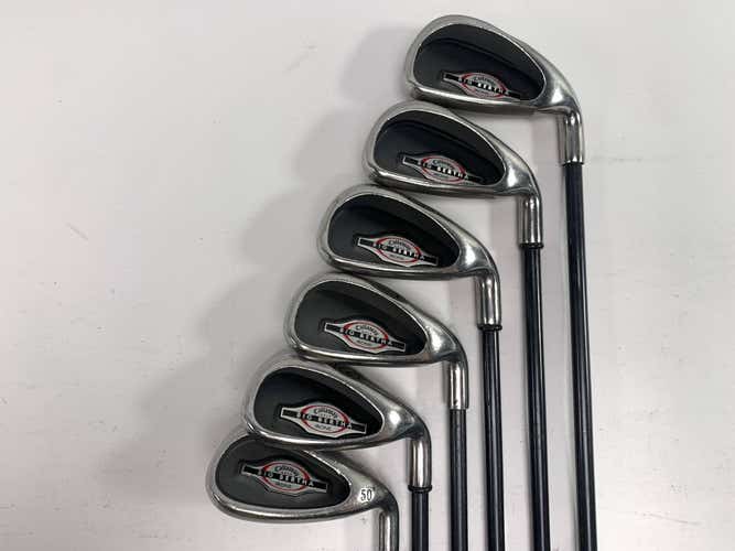 Callaway Big Bertha 2002 Iron Set 4-PW RCH 75i Regular RH +1'' No 8 iron