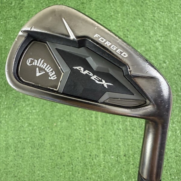 Callaway Apex CF19 Forged 6 Iron Black Steel True Temper Elevate 95g Stiff Flex