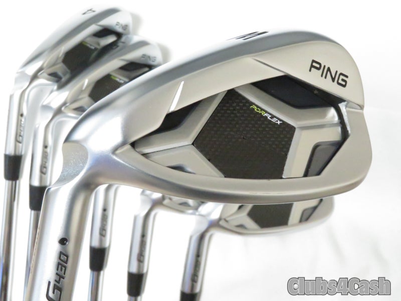 PING G430 Irons Black Dot Dynamic Gold 120 S300 Stiff 4-P LH LEFT  MINT