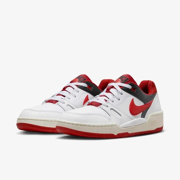 Nike Full Force Low FB1362-102 Sneakers Men's US 10 White Lifestyle Shoes FL4001