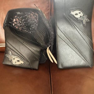 brians eclipse goalie glove and blocker