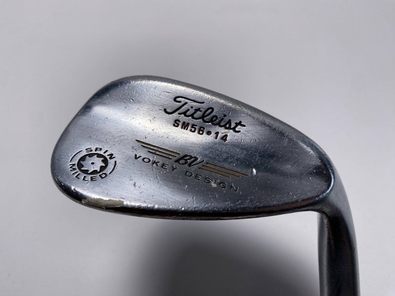 Titleist Vokey Spin Milled CC Chrome Sand Wedge SW 56* 14 Wedge Steel Mens RH