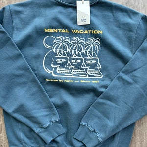 Katin Mens Large Mental Vacation Crewneck Sweater