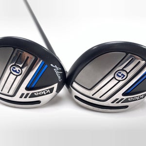 Adams Idea 2014 3 & 5 Fairway Wood Set 15* 18* Idea High Launch 50g Senior RH