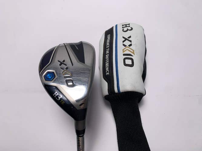 XXIO 12 3 Hybrid 18* MP 1200 3322 46g Stiff Graphite Mens RH HC Midsize Grip