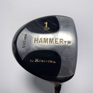 X Factor Hammer Driver 10* Regular Graphite Mens RH