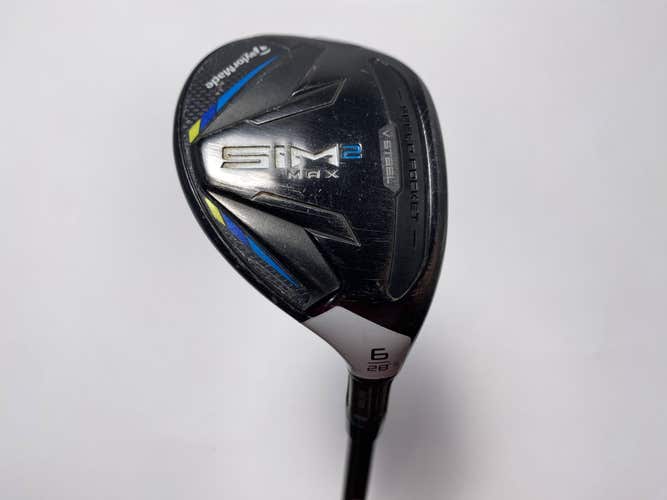 TaylorMade SIM2 MAX Rescue 6 Hybrid 28* Tour AD IZ-65 R2 65g Senior RH HC