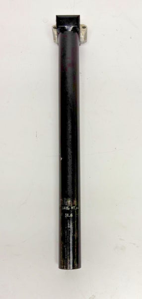 Vintage 1990s Control Tech USA 21.6mm x 250mm Black Aluminum Seatpost GREAT