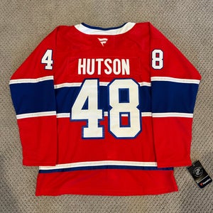 Lane Hutson Montreal Canadiens home jersey size 50/medium
