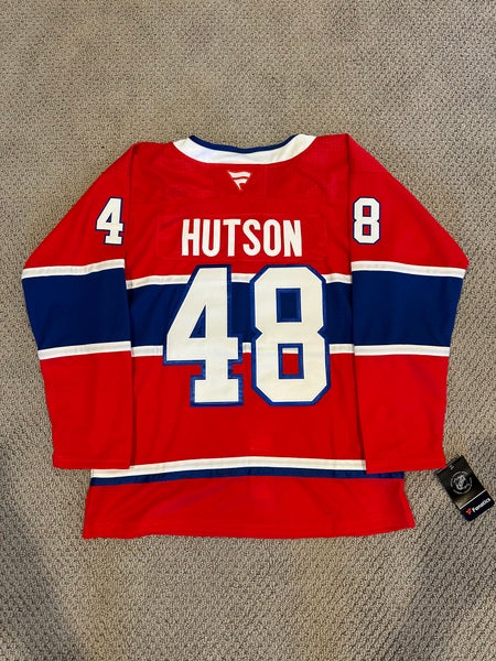 Lane Hutson Montreal Canadiens home jersey size 50/medium