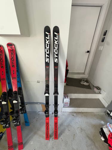 2025 Stockli 201 cm Racing Laser Skis With Bindings Max Din 16 (Used)