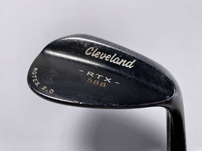 Cleveland 588 RTX 2.0 Black Satin Lob Wedge LW 60* True Temper DG Wedge Mens RH