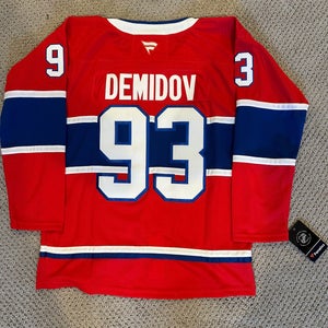 Ivan Demidov Montreal Canadiens home jersey size 50/medium