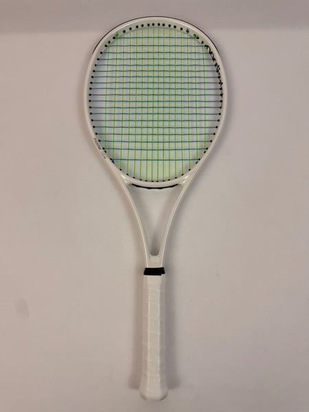 Nordicdots Model 100 White Gloss Tennis Racket, 4 3/8 Excellent 9.5/10