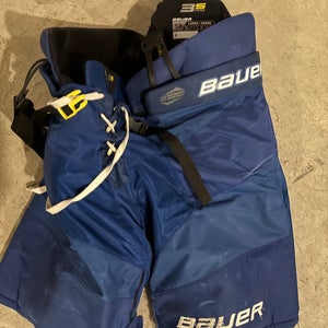 Used Blue Bauer Hockey Pants