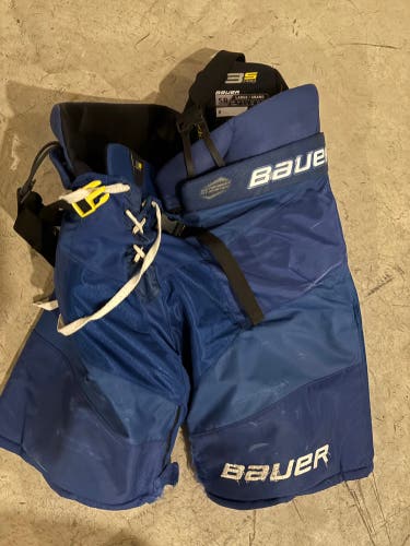 Used Blue Bauer Hockey Pants