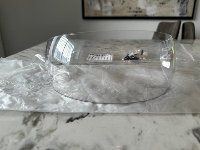 Bauer Hockey 55P X-Cut Pro Stock Half Shield Visor with Hardware