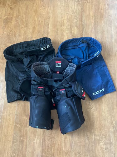 Senior Medium CCM JetSpeed Girdle w/ 2 Shells