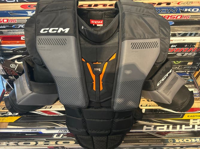$800 NHL Red Wings Talbot CCM AB HOCKEY GOALIE CHEST Protector Pro Stock Fit 3 Large / XL