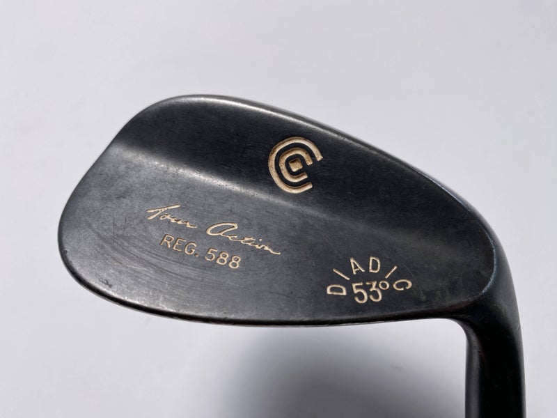 Cleveland 588 Black Melonite Gap Wedge GW 53* True Temper DG Wedge Steel Mens RH