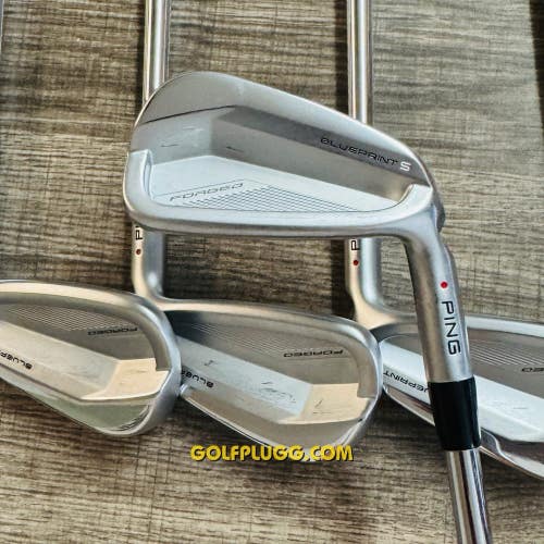 Ping Blueprint S Iron Set 5-PW / KBS Tour Steel, Stiff Flex (114)