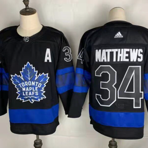 Auston Matthews Black Toronto Maple Leafs Alternate Jersey