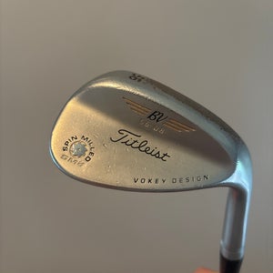 Men's Titleist Vokey Spin Milled SM4 Chrome Right Handed Wedge 56 Degree Steel Shaft (Used)
