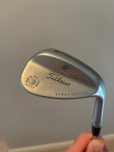 Men's Titleist Vokey Spin Milled SM4 Chrome Right Handed Wedge 56 Degree Steel Shaft (Used)