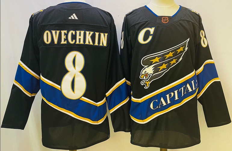 Washington Capitals Alternate Alex Ovechkin Jersey
