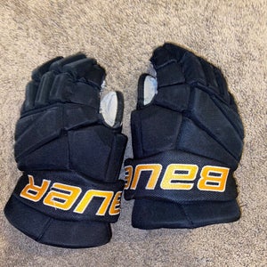 Bauer Vapor Pro Team Gloves 14" (Used) Black/gold