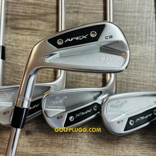 LH- 2024 Callaway Apex Pro / Apex CB Iron Set 5-GW / Project X, X Stiff (219)
