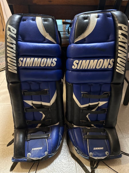 Simmons Platinum Goalie Leg Pads (Used)