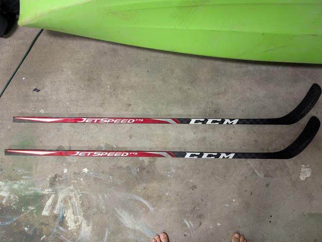 2 Senior CCM JetSpeed FT2 Right Handed Hockey Stick P88 St Cloud State Used